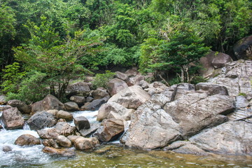 waterfall beauty in south Thailand travel