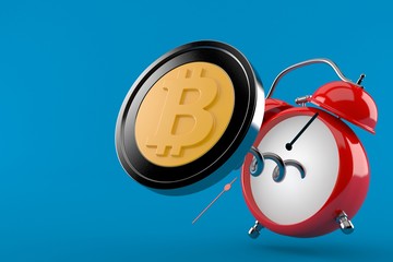 Sticker - Bitcoin with alarm clock