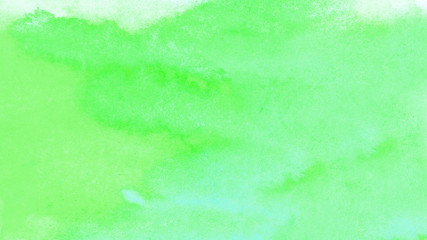 Wall Mural - watercolor stain of paint yellow green with texture for design