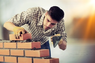 Wall Mural - Bricklayer.