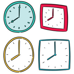 vector set of clock