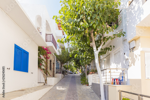 ulica-w-myrtos-z-pieknymi-drzewami-kreta-grecja