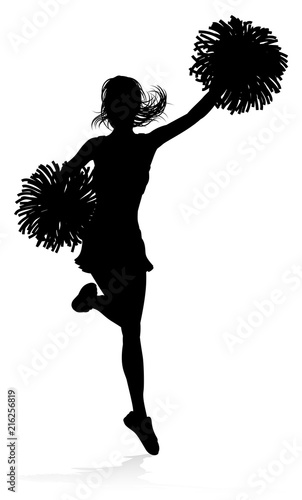 Silhouette Cheerleader