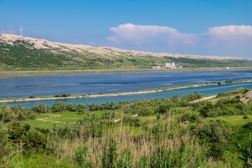 Canvas Print - Salin de Pag Croatie