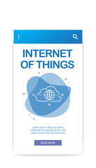 Wall Mural - INTERNET OF THINGS INFOGRAPHIC