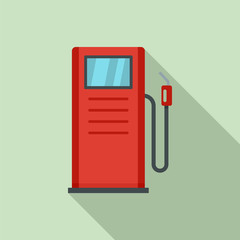 Poster - Gas station icon. Flat illustration of gas station vector icon for web design