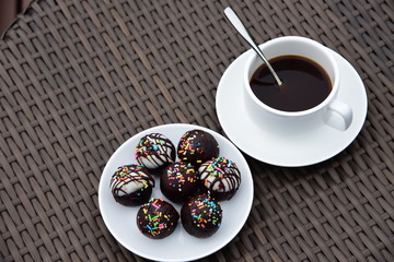 chocolate ball  coffee break