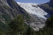 Aussicht auf den Hängegletscher Boyabreen, Ausläufer des Jostedalsbreen, Norwegen