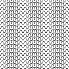 Vector seamless pattern for knit fabric