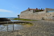 Novigrad, betonowa plaża, Istria, Chorwacja