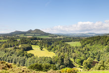 Scott's View.  Scott's View Is A Scenic Viewpoint Overlooking The Valley Of The River Tweed In The Scottish Borders.