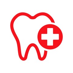 Wall Mural - Dental logo. Dentist Icon. Orthodontic symbol. Vector eps 08.