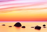 Fototapeta Desenie - Tropical sunset. Sunset seascape
