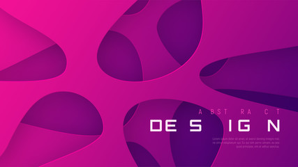 Wall Mural - vector abstract futuristic gradient background, organic minimali