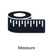 measure icons isolated on white background. Modern and editable measure icon. Simple icon vector illustration.
