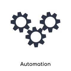 automation icon isolated on white background. Simple and editable automation icons. Modern icon vector illustration.