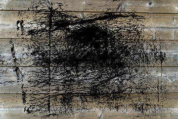 Wall Mural - Grunge empty wooden texture, simple background.