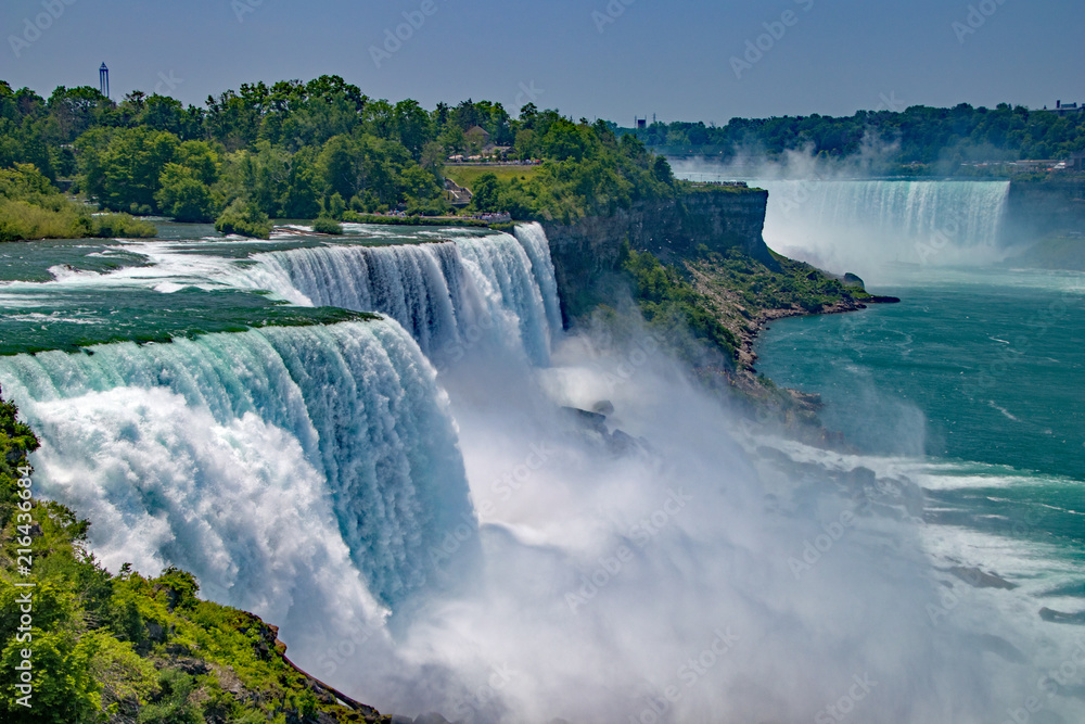 Niagara Falls from the United States side - obrazy, fototapety, plakaty 