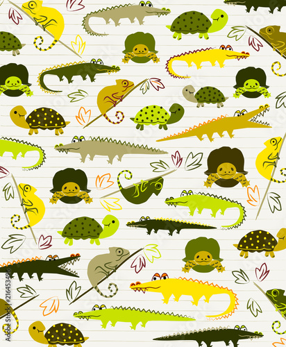 Sweet Reptile Vector Ilration Background Or Placement Print Sweet Reptile Vector Ilration Background Or Placement Print Nursery Wall Art