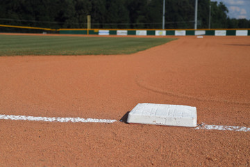 Wall Mural - Little League Baseball infield 1st base