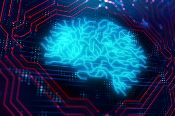 Sticker - artificial intelligence background