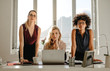 © Jacob Lund - Group of confident businesswomen at office