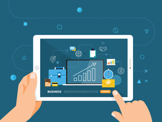 Wall Mural - online educatins concept