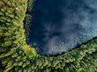 © xan844 - Finnish landscape in Nuuksio national park. Aerial view to lake