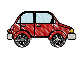 Poster - car sedan isolated icon vector illustration design