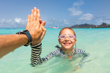 Cute girl on vacation