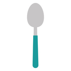 Canvas Print - spoon cutlery isolated icon vector illustration design