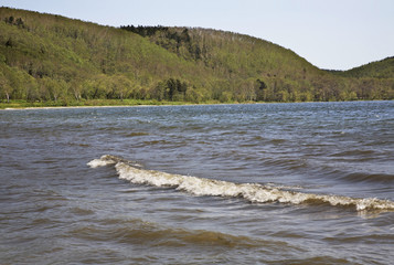 Tunaycha lake .Okhotsk. Sakhalin. Far East. Russia