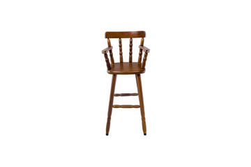 Wood chair. Object isolated of background