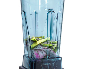 Energy smoothie.  Ingredients  for energy smoothie in blender wi