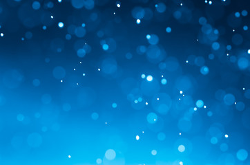 Wall Mural - dark blue abstract backgrounds with bokeh.