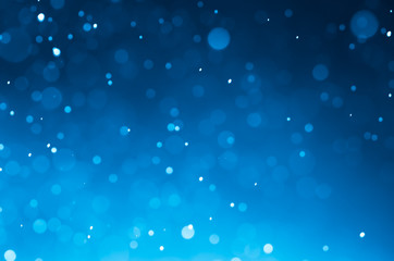Wall Mural - dark blue abstract backgrounds with bokeh.