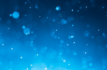 Wall Mural - dark blue abstract backgrounds with bokeh.