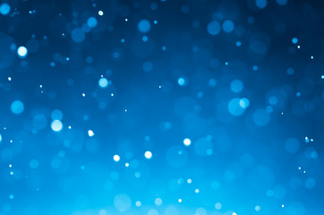 Wall Mural - dark blue abstract backgrounds with bokeh.