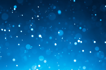 Wall Mural - dark blue abstract backgrounds with bokeh.