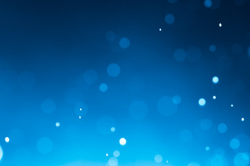 Wall Mural - dark blue abstract backgrounds with bokeh.