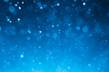 Wall Mural - dark blue abstract backgrounds with bokeh.