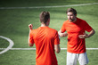 © pressmaster - Two young footballers having argument during game of soccer at stadium