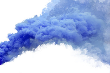 Blue smoke