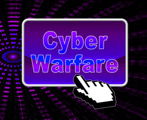 Wall Mural - Cyber Warfare Hacking Attack Threat 3d Illustration