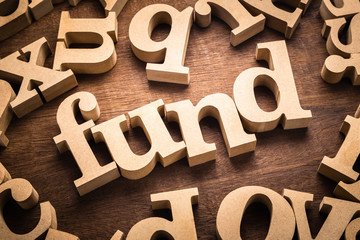 Fund Wood Word