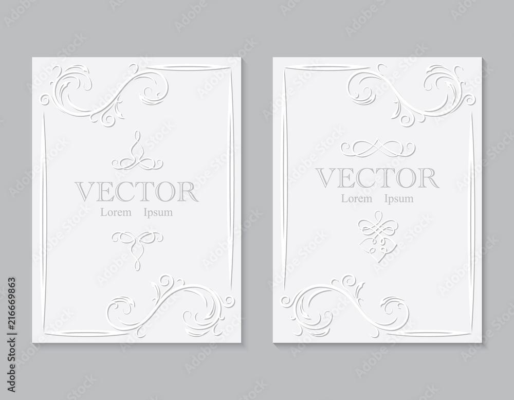 Invitation card for your holiday. You can use it to decorate books ...