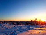 Fototapeta Natura - Sunset in Schweden