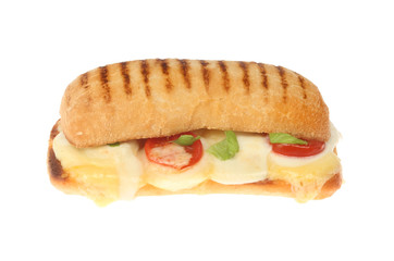 Three cheese panini