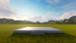© zhu difeng - stage with moutain,3d render