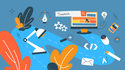 Web design concept
